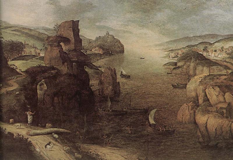 Pieter Bruegel Christ appears in the sea Tiberias oil painting picture